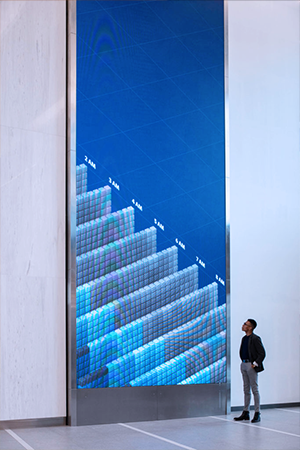 Retail storefront LED display