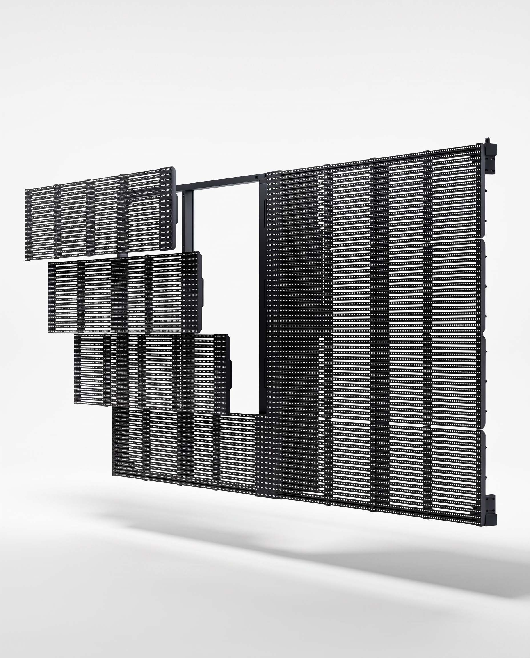 UVF transparent LED display